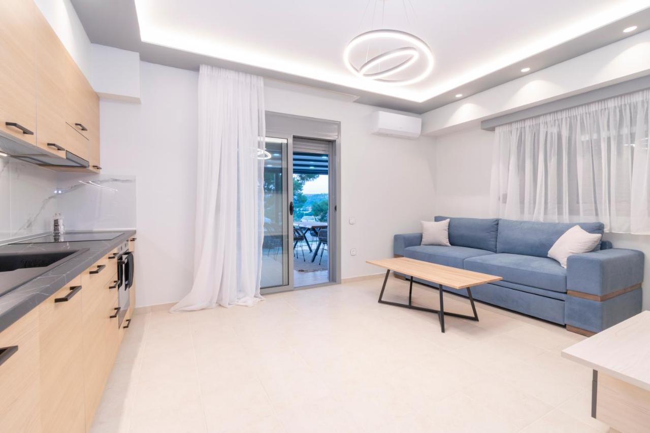 Sithoniars Luxury Ground Floor Apartment With Private Garden Neos Marmaras Luaran gambar
