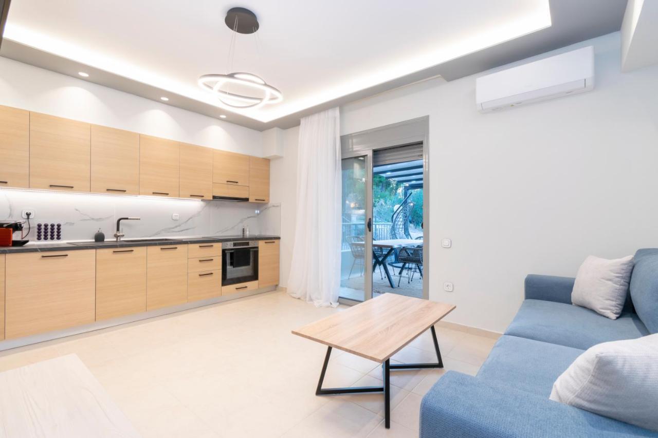 Sithoniars Luxury Ground Floor Apartment With Private Garden Neos Marmaras Luaran gambar