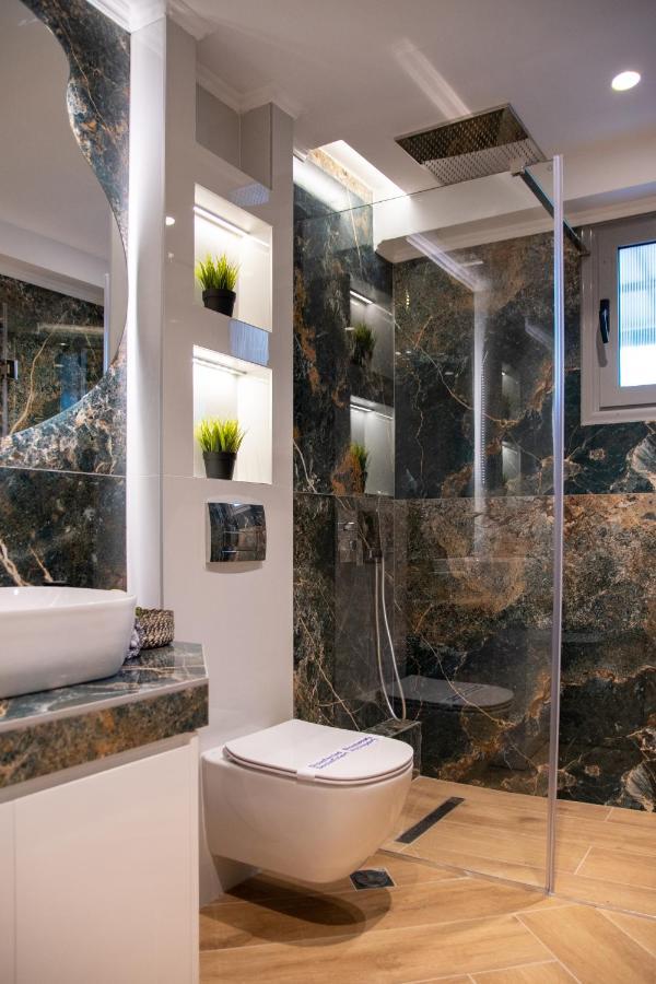 Sithoniars Luxury Ground Floor Apartment With Private Garden Neos Marmaras Luaran gambar