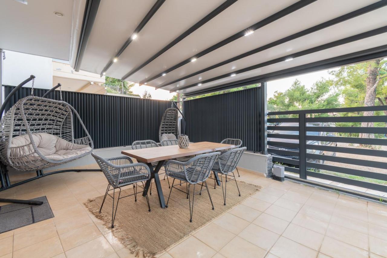 Sithoniars Luxury Ground Floor Apartment With Private Garden Neos Marmaras Luaran gambar