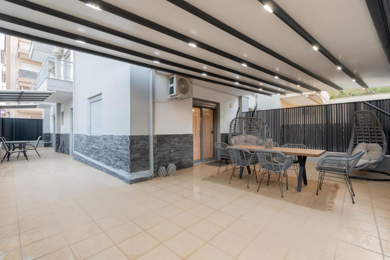 Sithoniars Luxury Ground Floor Apartment With Private Garden Neos Marmaras Luaran gambar