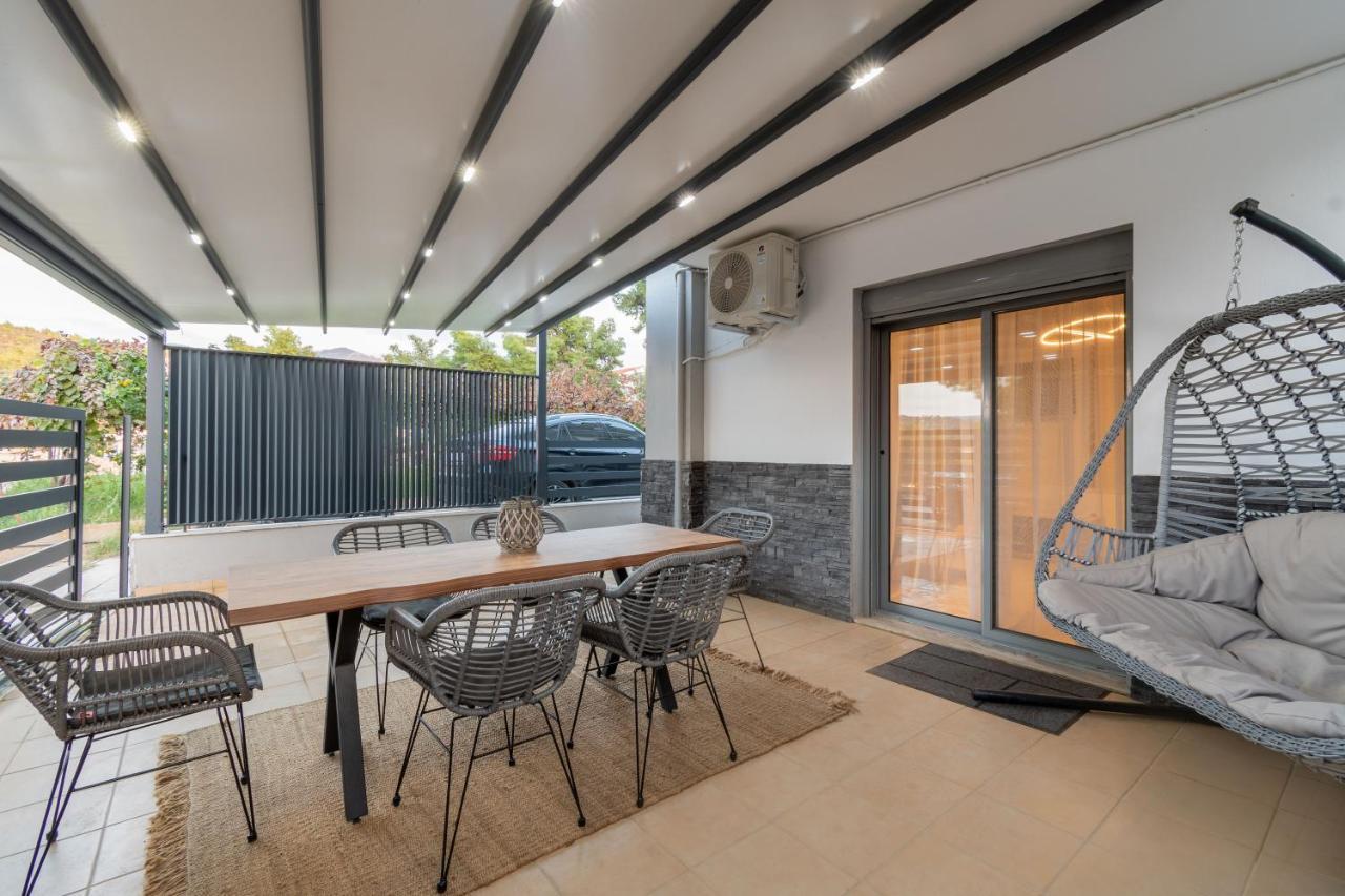Sithoniars Luxury Ground Floor Apartment With Private Garden Neos Marmaras Luaran gambar