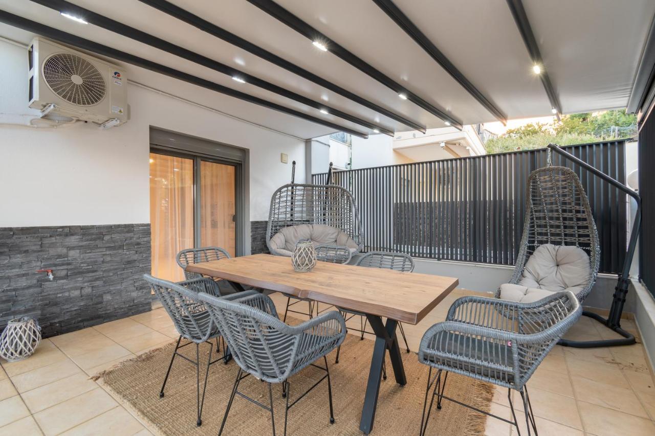 Sithoniars Luxury Ground Floor Apartment With Private Garden Neos Marmaras Luaran gambar